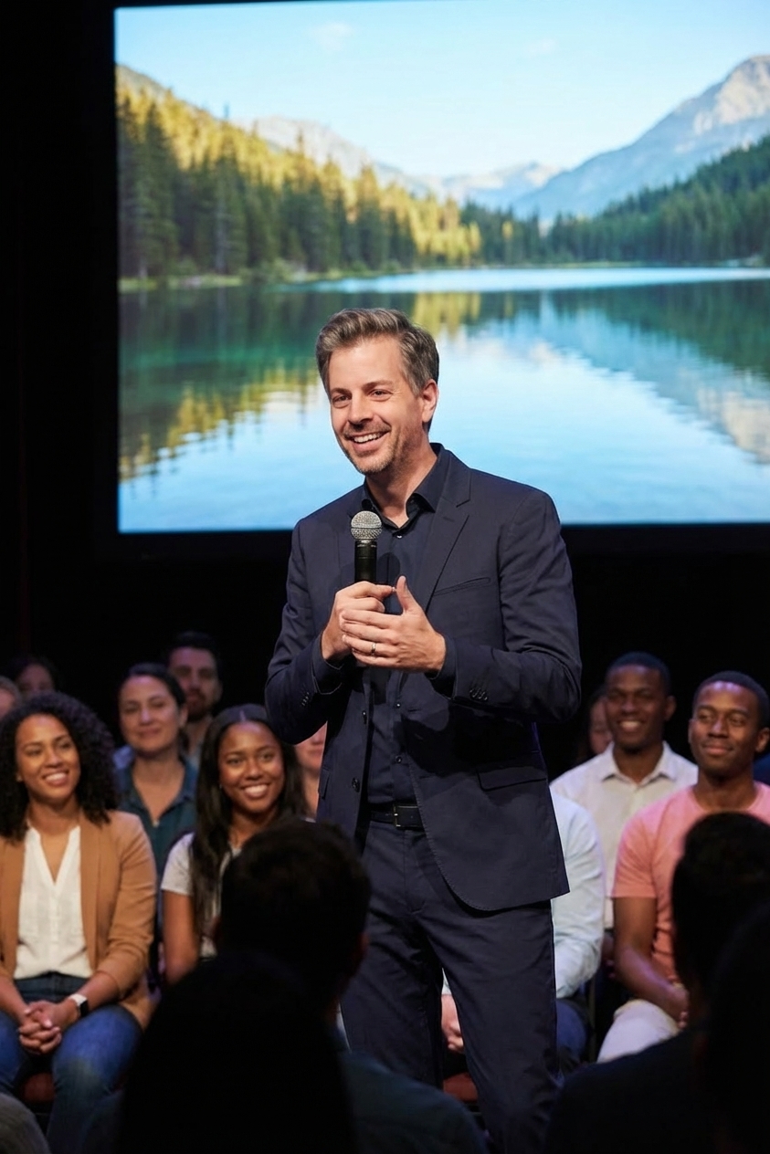 Dein Publikum riecht deine Nervosität, bevor du den ersten Punkt sagst.